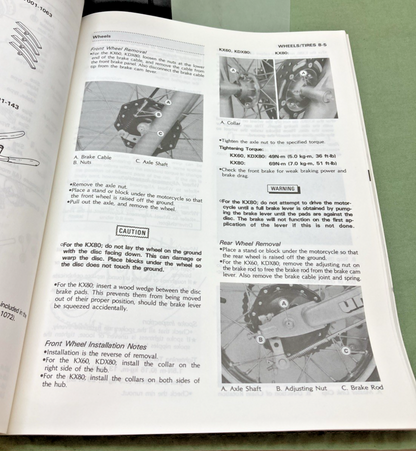 NEW GENUINE SUZUKI 99500-20240-01E RM60 SERVICE MANUAL 2002