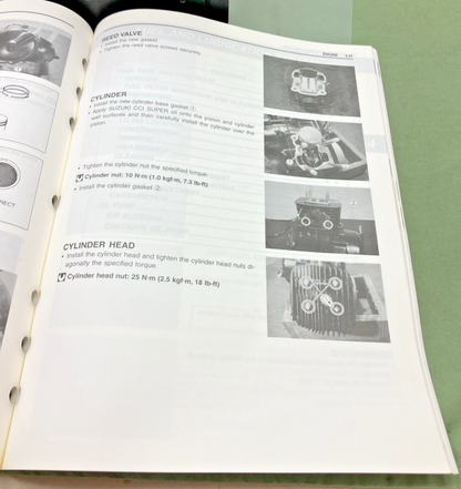 NEW GENUINE SUZUKI 99500-20200-01E JR80 SERVICE MANUAL 2000