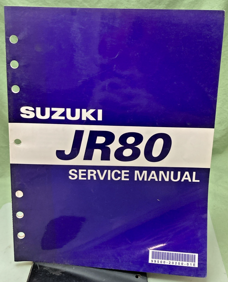 NEW GENUINE SUZUKI 99500-20200-01E JR80 SERVICE MANUAL 2000