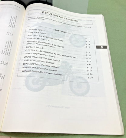 GENUINE SUZUKI 99500-20171-03E DS80 SERVICE MANUAL
