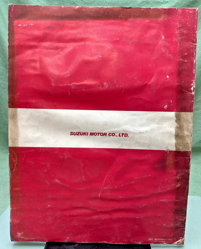 GENUINE SUZUKI SR-0570 FA50/M SUPPLIMENTARY SERVICE MANUAL