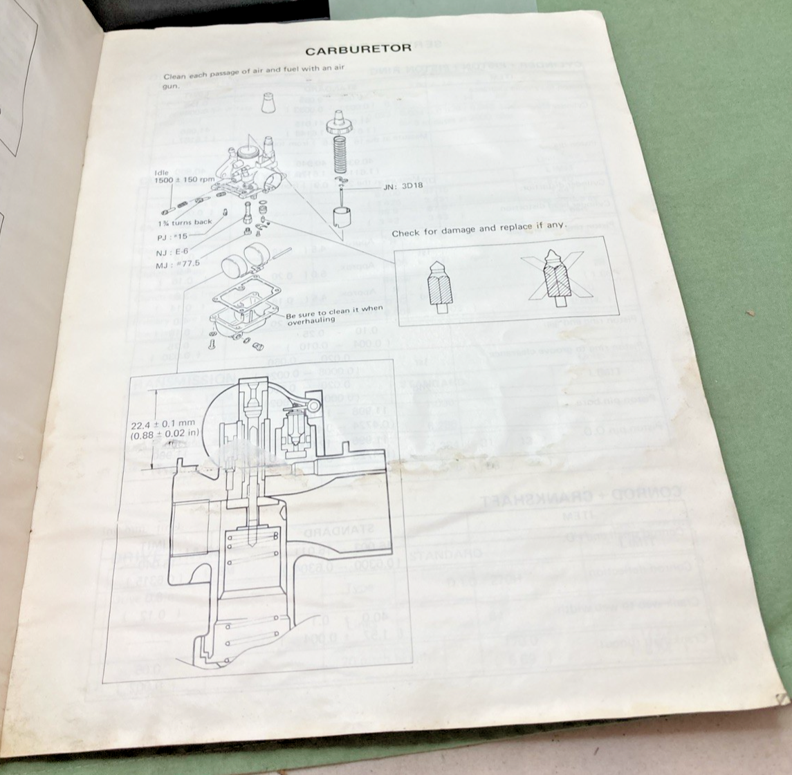 GENUINE SUZUKI SR-0570 FA50/M SUPPLIMENTARY SERVICE MANUAL