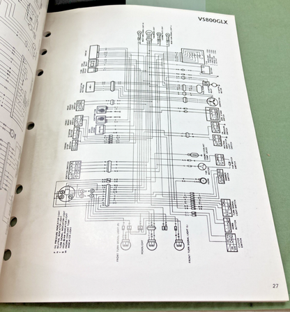 NEW GENUINE SUZUKI 99923-13991 MOTORCYCLE/ATV WIRING DIAGRAMS 1999