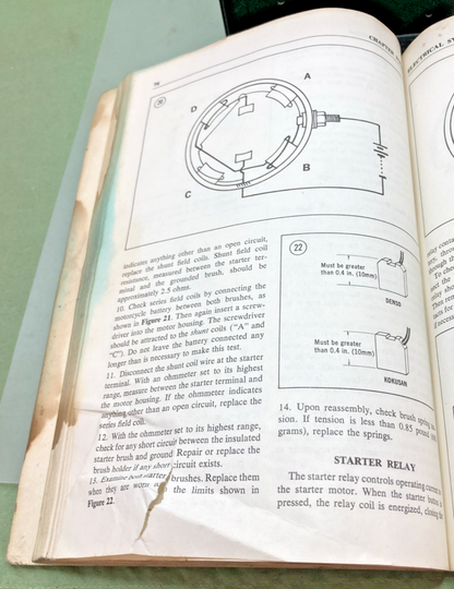 GENUINE CLYMER 368 SUZUKI 380-750CC SERVICE MANUAL 1972-1975