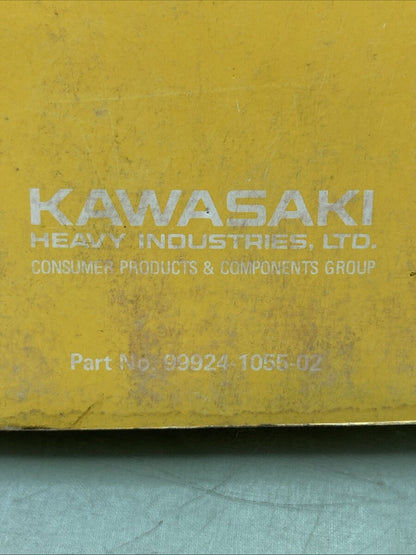 GENUINE KAWASAKI 99924-1055-02 GPZ500R GPZ600R SERVICE MANUAL 1987
