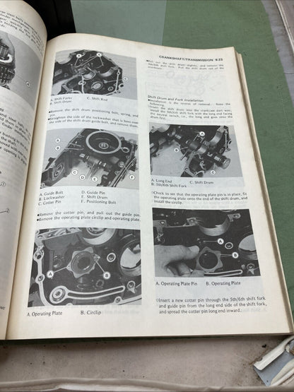 GENUINE KAWASAKI 99924-1055-02 GPZ500R GPZ600R SERVICE MANUAL 1987