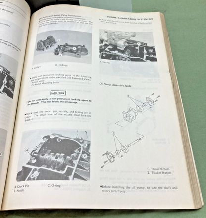 GENUINE KAWASAKI NINJA ZX-10 ZX-10 SERVICE MANUAL 1987