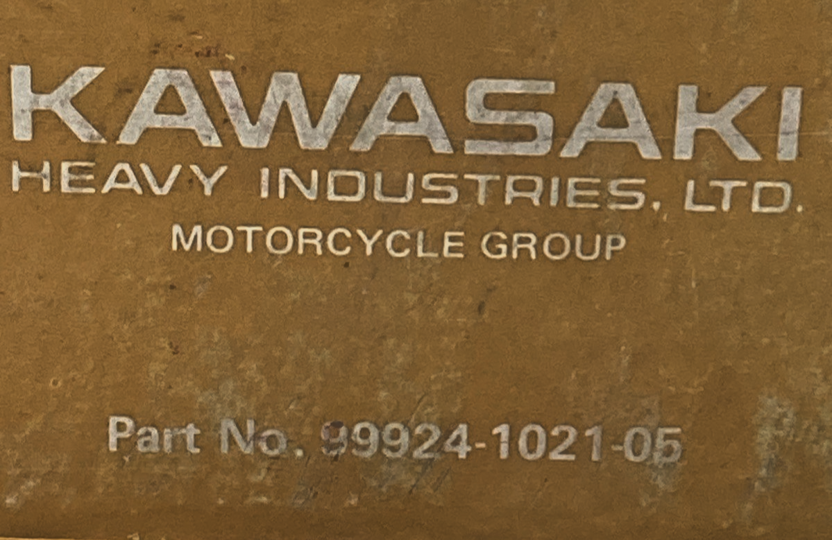 GENUINE KAWASAKI 99924-1021-05 KZ750 FOUR SERVICE MANUAL 1984