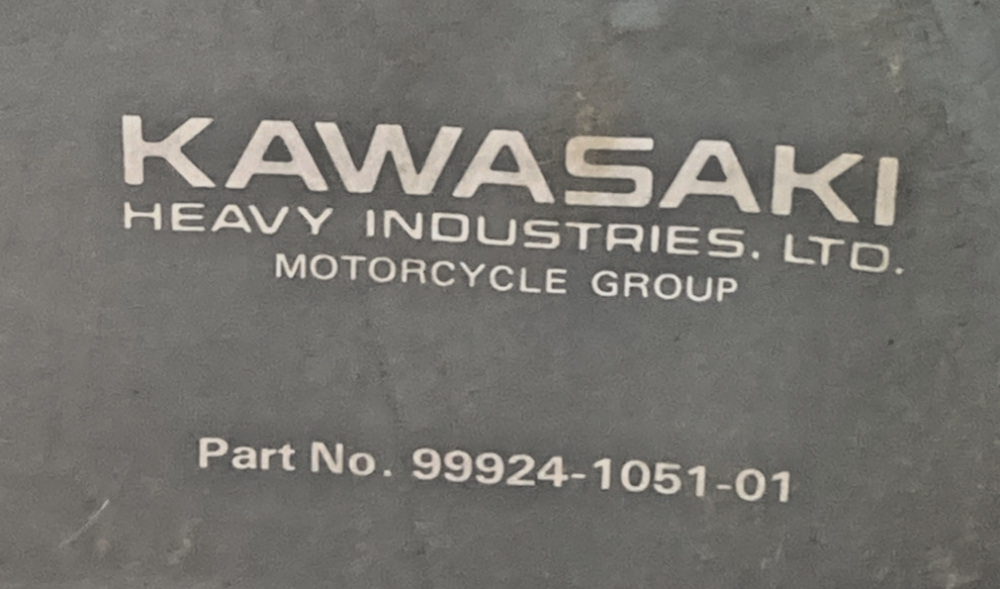 GENUINE KAWASAKI 99924-1051-01 KLR 250 SERVICE MANUAL 1984