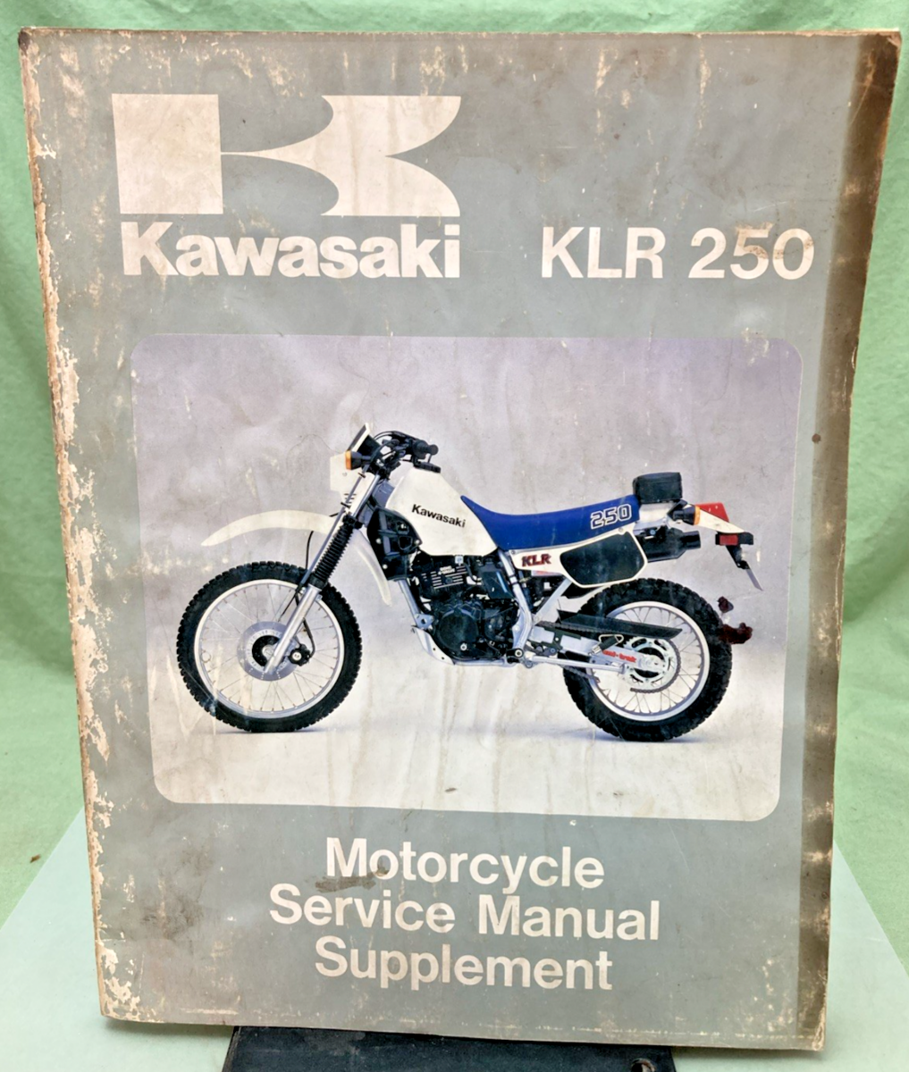 GENUINE KAWASAKI 99924-1051-01 KLR 250 SERVICE MANUAL 1984