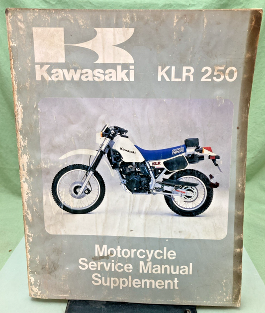GENUINE KAWASAKI 99924-1051-01 KLR 250 SERVICE MANUAL 1984