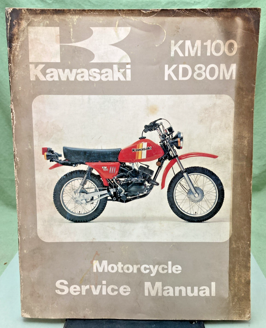 GENUINE KAWASAKI 99924-1012-04 KM100 KD80M SERVICE MANUAL 1986