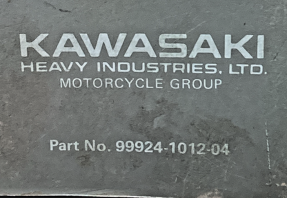 GENUINE KAWASAKI 99924-1012-04 KM100 KD80M SERVICE MANUAL 1986