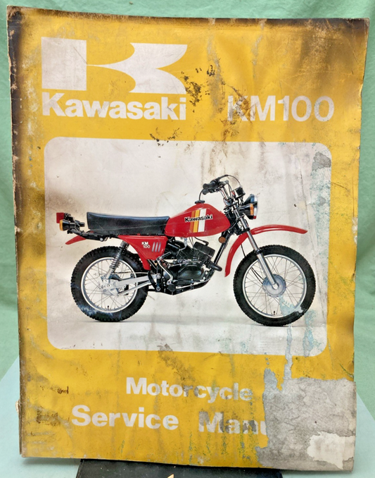 GENUINE KAWASAKI 99924-1012-03 KM100 SERVICE MANUAL 1981