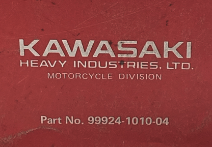 GENUINE KAWASAKI 99924-1010-04 KE125 SERVICE MANUAL 1981