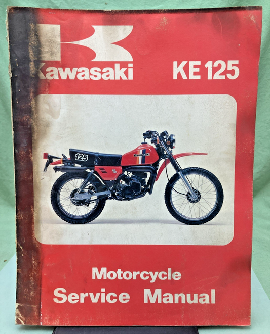 GENUINE KAWASAKI 99924-1010-04 KE125 SERVICE MANUAL 1981