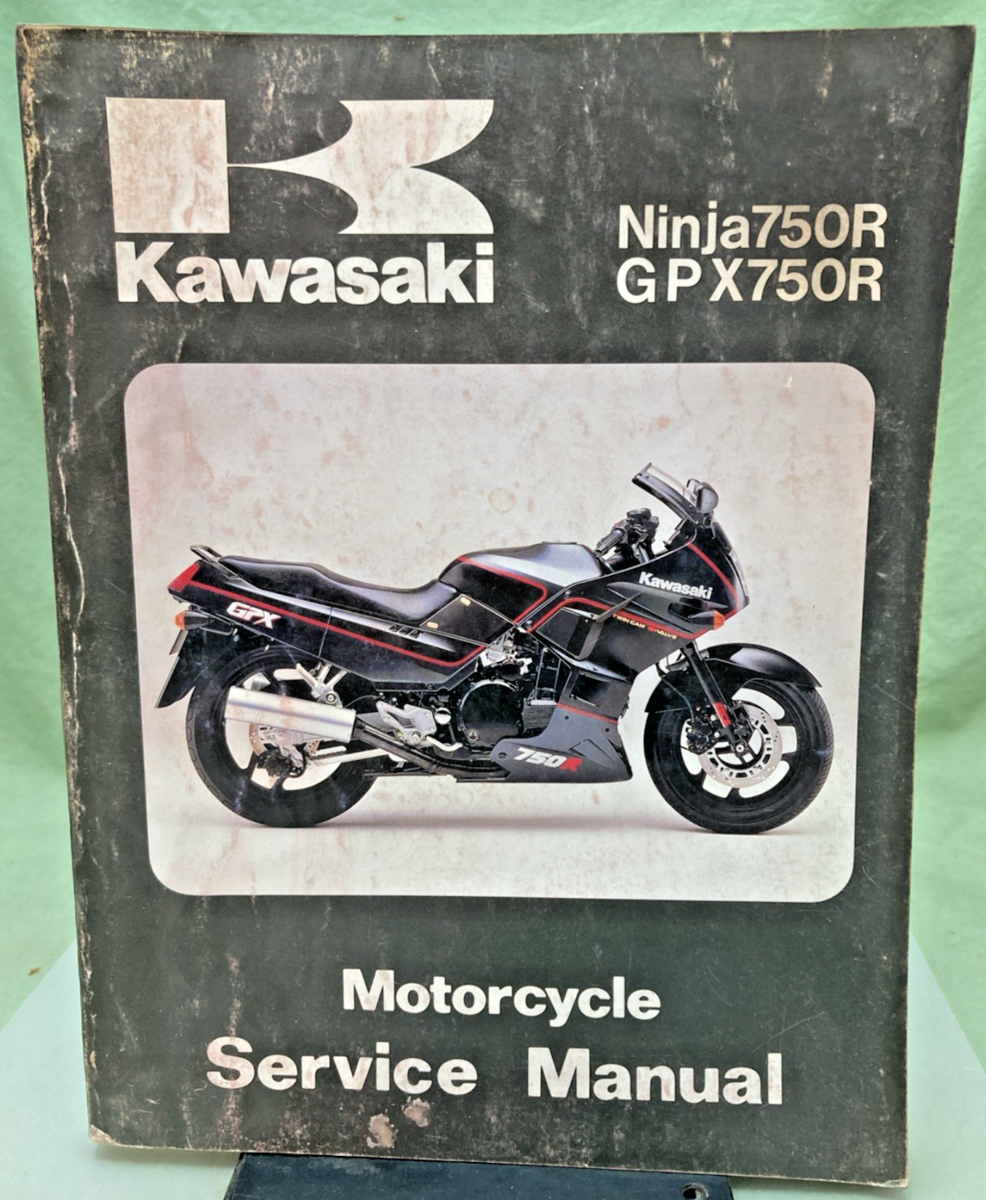 GENUINE KAWASAKI 99924-1079-01 NINJA 750R GPX750R SERVICE MANUAL 1986