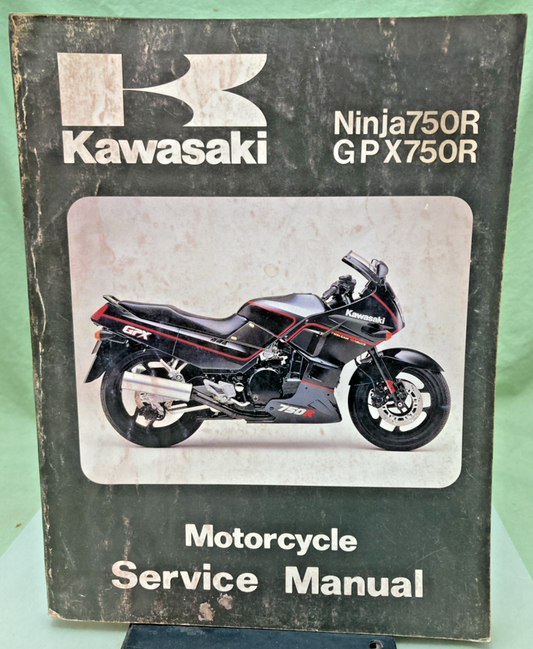 GENUINE KAWASAKI 99924-1079-01 NINJA 750R GPX750R SERVICE MANUAL 1986