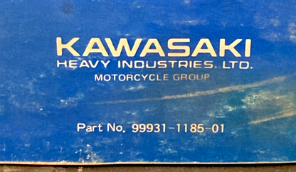 GENUINE KAWASAKI 99931-1185-01 GENERAL ALL TERRAIN VEHICLE ASSY & PREP MANUAL 85