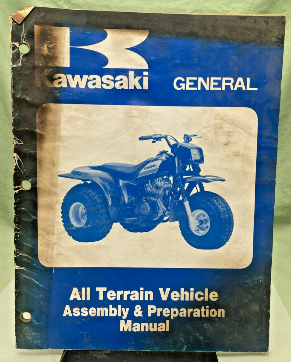 GENUINE KAWASAKI 99931-1185-01 GENERAL ALL TERRAIN VEHICLE ASSY & PREP MANUAL 85