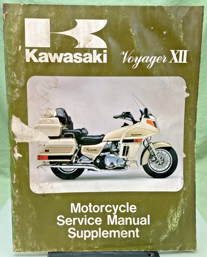 GENUINE KAWASAKI 99924-1089-51 VOYAGER XII SERVICE MANUAL SUPPLEMENT 1987