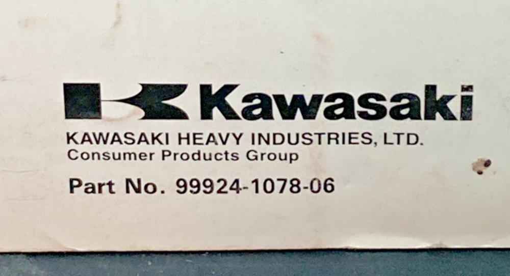 GENUINE KAWASAKI 99924-1078-06 VN1500 SERVICE MANUAL 1996