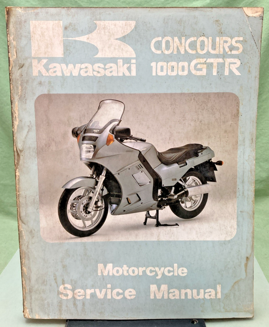 GENUINE KAWASAKI 99924-1065-01 CONCOURS 1000GTR SERVICE MANUAL 1986