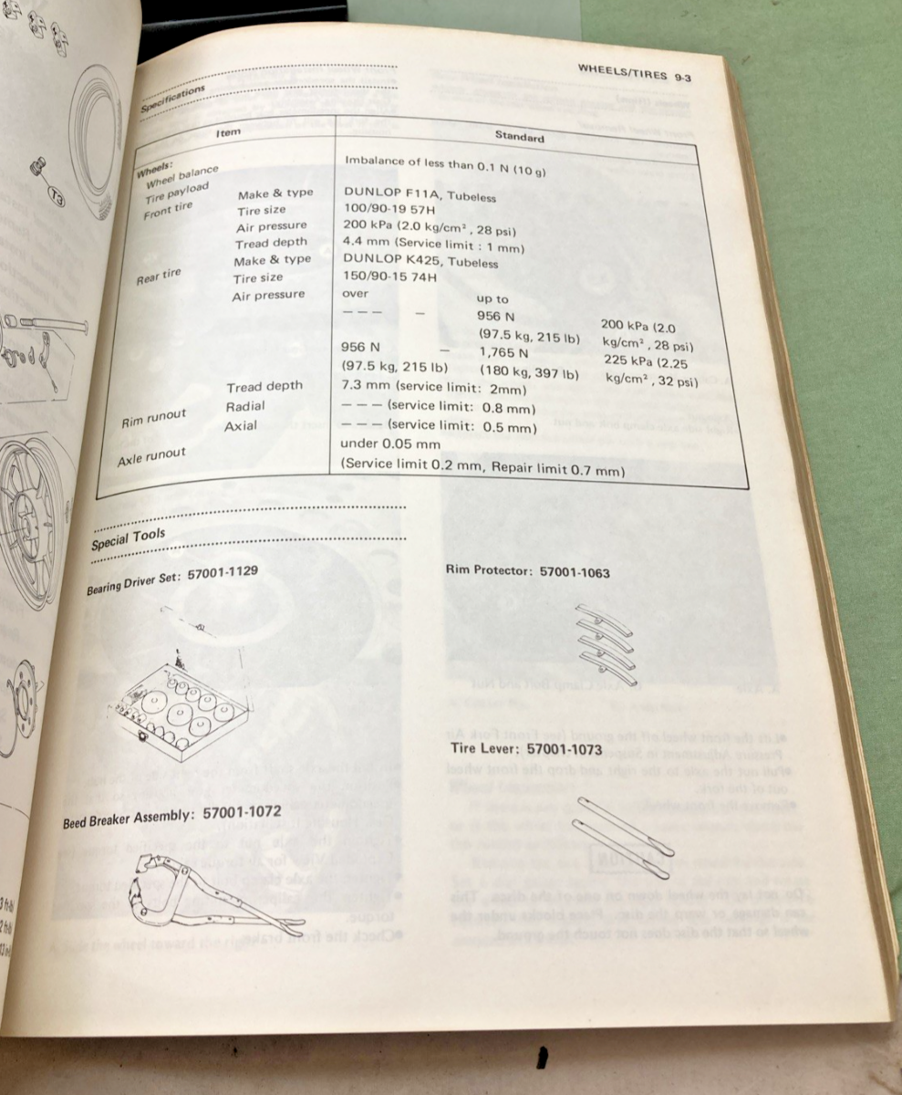 GENUINE KAWASAKI 99924-1054-01 VULCAN VN700.750 SERVICE MANUAL 1984