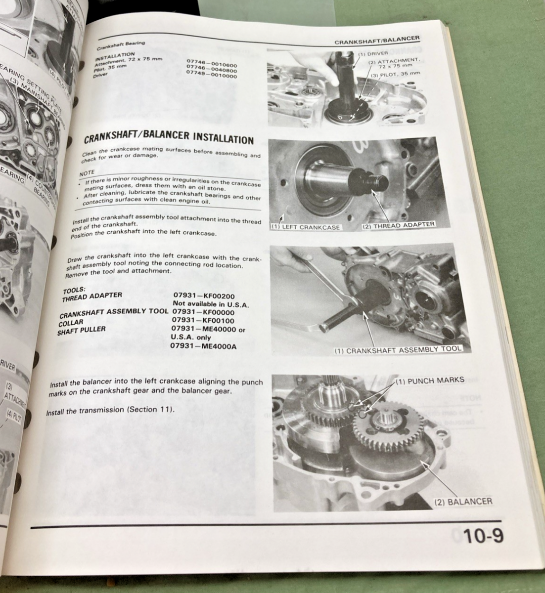 GENUINE HONDA 61MN104 XR600R SERVICE MANUAL 1988-1992