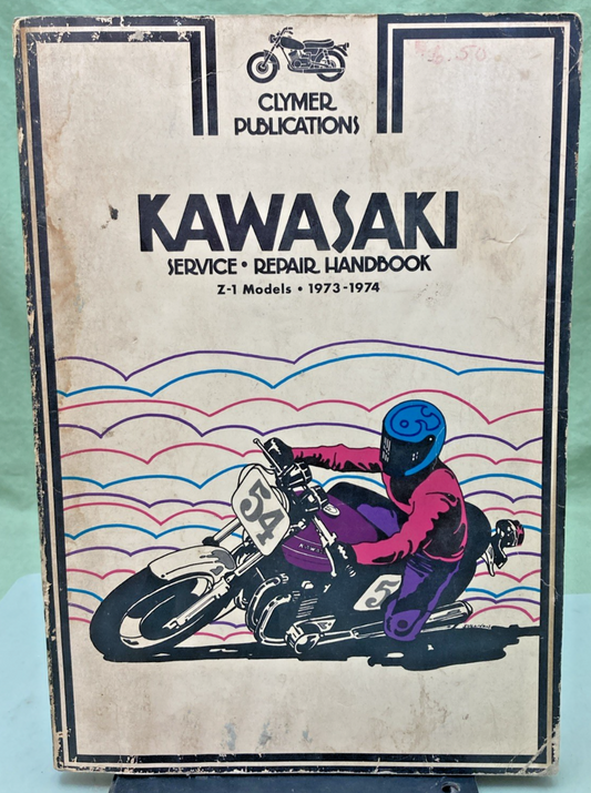 GENUINE CLYMER M354 KAWASAKI Z-1 MODELS SERVICE MANUAL 1973-1974