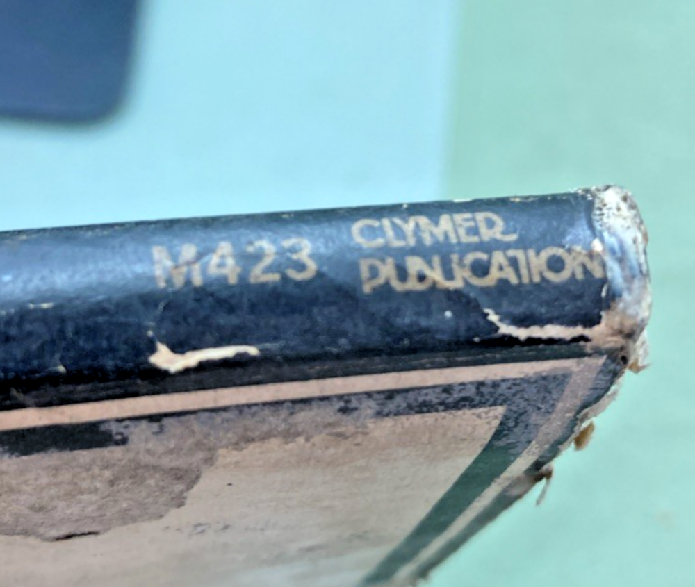 GENUINE CLYMER M423 HUSQVARNA 125-450CC SINGLES SERVICE MANUAL 1966-1972