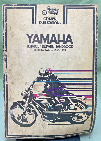 GENUINE CLYMER M399 YAMAHA 90-350CC TWINS SERVICE MANUAL 1965-1974