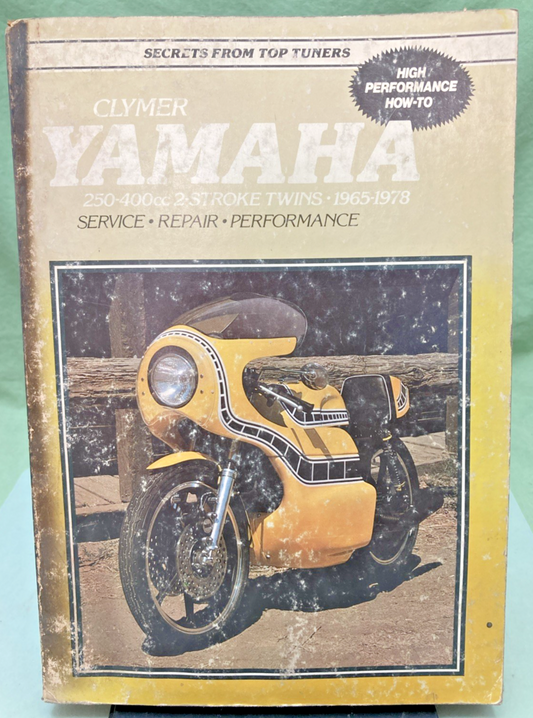 GENUINE CLYMER M401 YAMAHA 250-400CC 2-STROKE TWINS SERVICE MANUAL 1965-1978