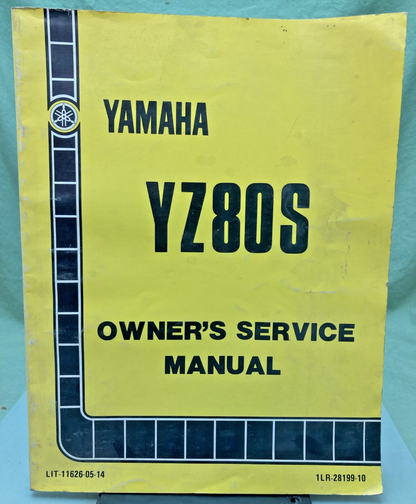 GENUINE YAMAHA LIT-11626-05-14 YZ80S OWNER'S AND SERVICE MANUAL 1985