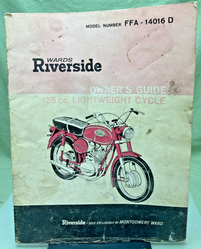 GENUINE WARDS RIVERSIDE FFA-14016 D 125CC LIGHTWEIGHT CYCLE OWNER'S GUIDE