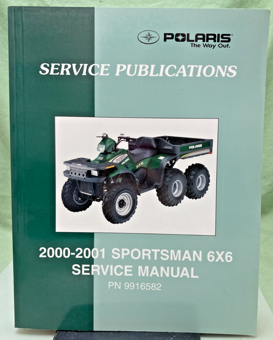 GENUINE POLARIS 9916582 SPORTSMAN 6X6 SERVICE MANUAL 2000-2001