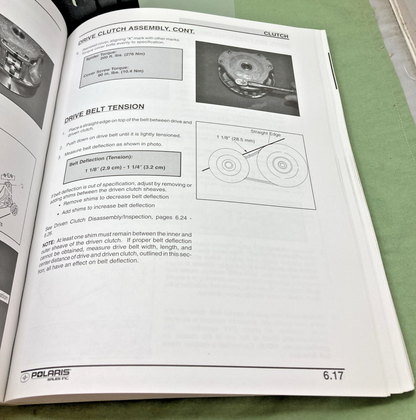 GENUINE POLARIS 9915976 XPLORER 4X4 AND 400 SERVICE MANUAL 2000
