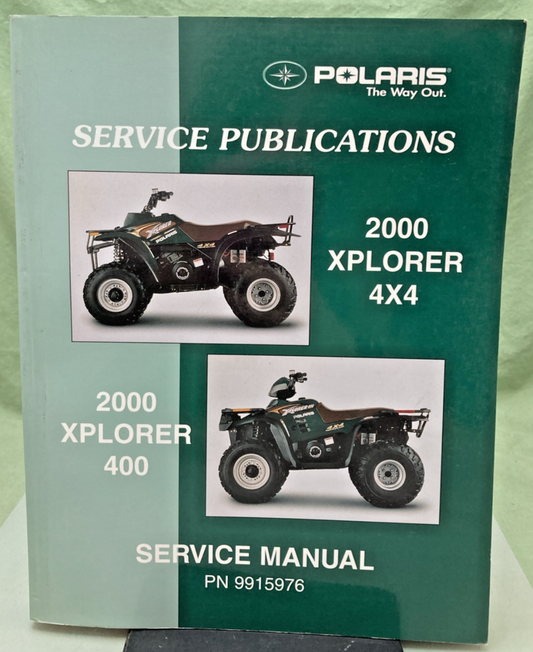 GENUINE POLARIS 9915976 XPLORER 4X4 AND 400 SERVICE MANUAL 2000