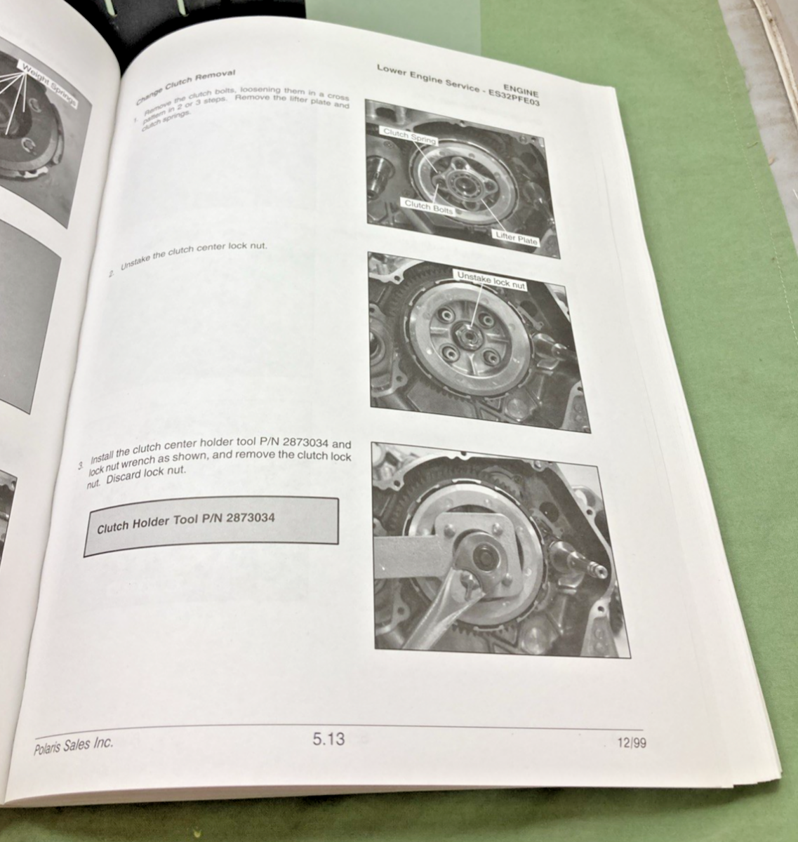 GENUINE POLARIS 9916279 XPEDITION 325 SERVICE MANUAL 2000