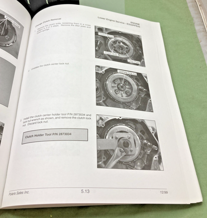 GENUINE POLARIS 9916279 XPEDITION 325 SERVICE MANUAL 2000