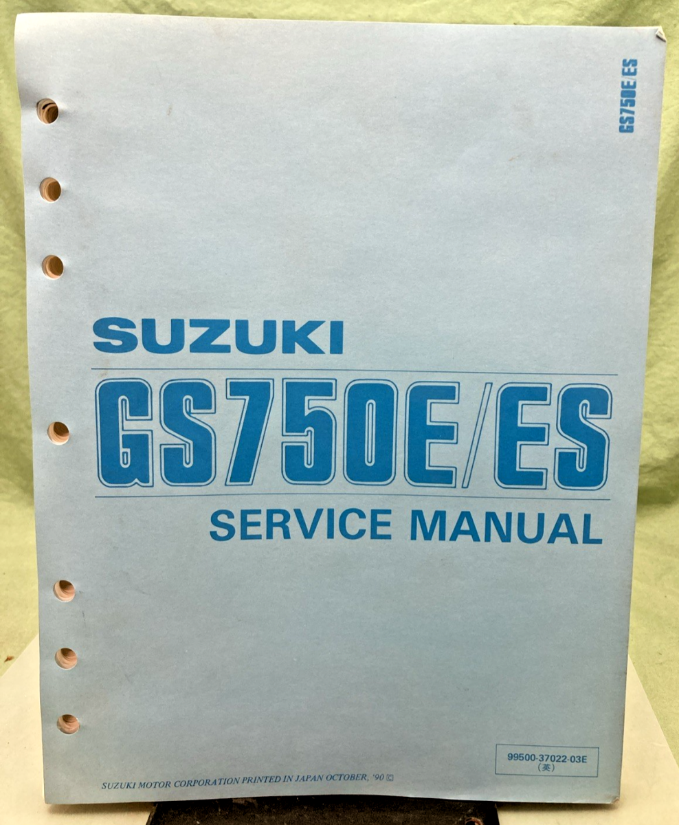 NEW GENUINE SUZUKI 99500-37022-03E GS750E/ES SERVICE MANUAL 1990