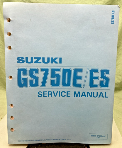 NEW GENUINE SUZUKI 99500-37022-03E GS750E/ES SERVICE MANUAL 1990