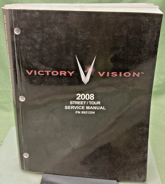 GENUINE VICTORY 9921254 VISION STREET/TOUR SERVICE MANUAL 2008