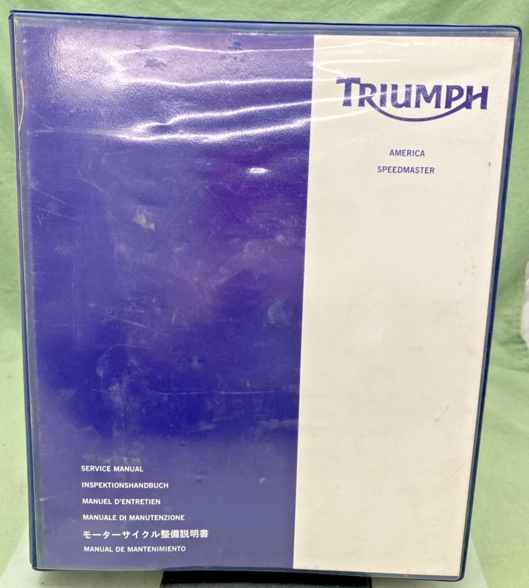 GENUINE TRIUMPH 3856360 AMERICA SPEEDMASTER SERVICE MANUAL 2007