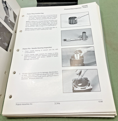GENUINE POLARIS 9913680 ATV AND LIGHT UTILITY HAULER SERVICE MANUAL VOL. 2 1996