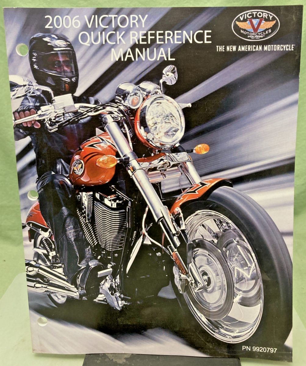 NEW GENUINE VICTORY 9920797 QUICK REFERENCE MANUAL 2006