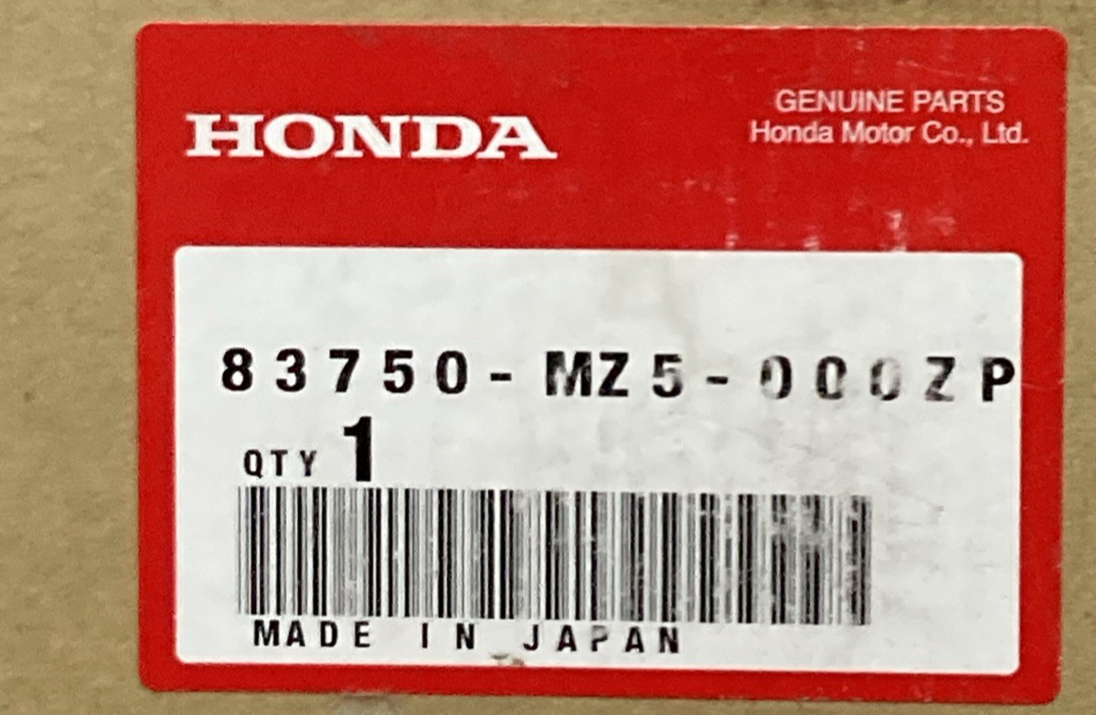 New Genuine Honda 83750-MZ5-000ZP COVER, L. SIDE CANDY TAHITIAN BLUE