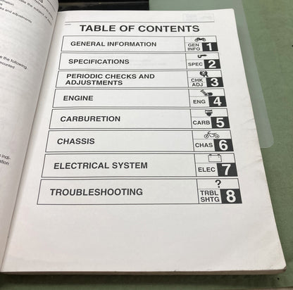 Genuine Yamaha LIT-11616-12-63 XVS1100L XVS1100LC Service Manual 1999