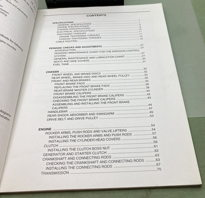 Genuine Yamaha LIT-11616-17-09 XV17AS(C) XV17ASS(C) Supp. Service Manual 2003