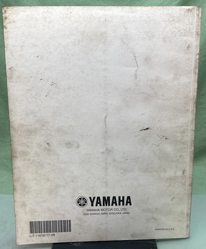 Genuine Yamaha LIT-11616-17-09 XV17AS(C) XV17ASS(C) Supp. Service Manual 2003